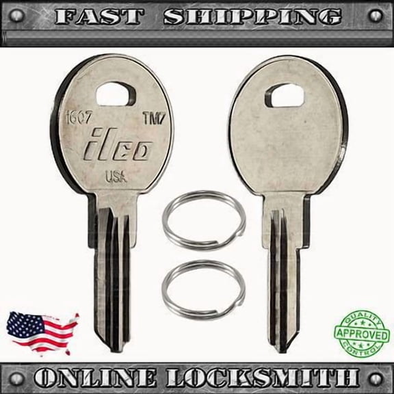 2 RV Keys - Trimark TM7 / 1607 / TRM-4 - Recreational Vehicle Keys