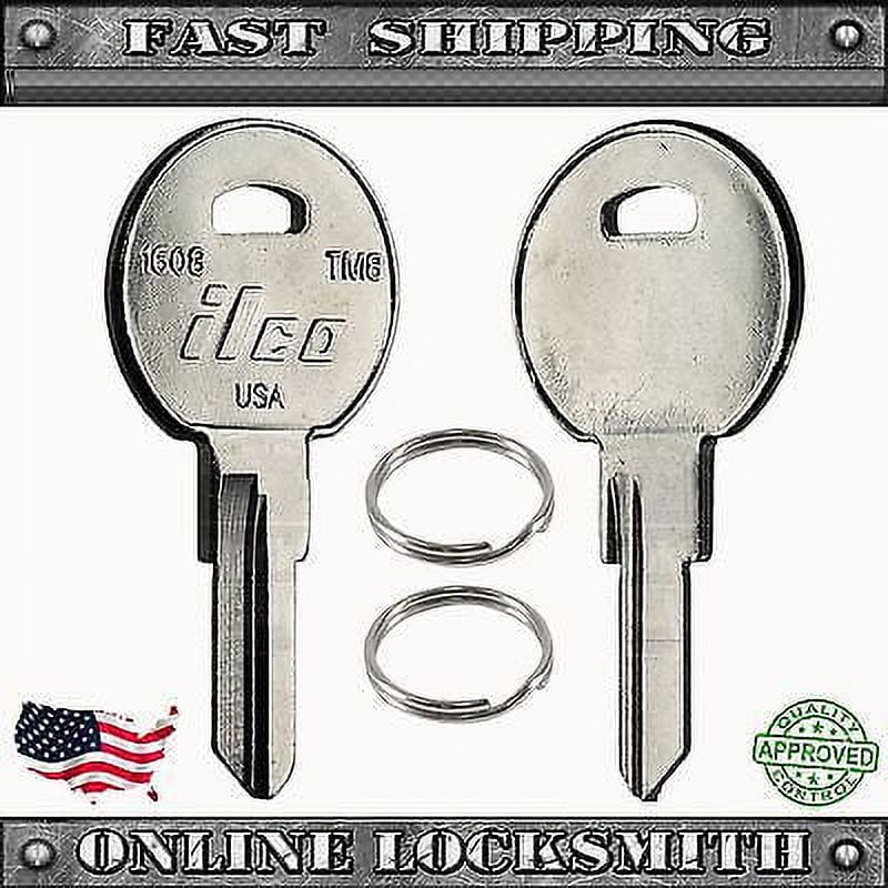 2 RV Keys Trimark TM8 / 1608 / TRM3D Recreational Vehicle Keys