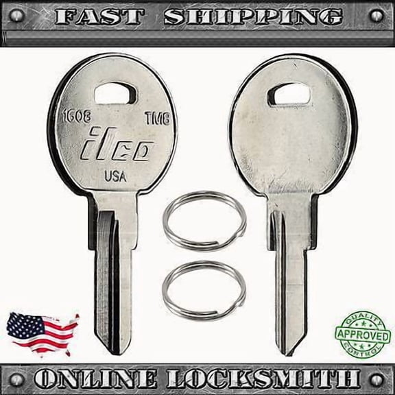 2 RV Keys - Trimark TM8 / 1608 / TRM-3D - Recreational Vehicle Keys KS130