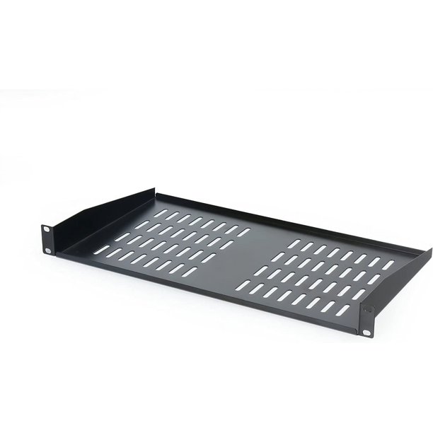 2 Rack Shelves-Universal Cantilever Vented 1U Rack Tray for 19 Server ...