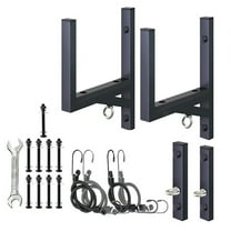 2 Rack Side-Mount Trailer Ladder Rack: 300 Lbs Capacity, Easy Install &