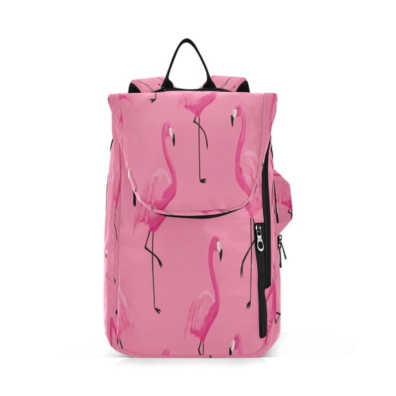 2 Racquet Holder Tennis Backpack Tennis Racket Covers Gym Bags Flock Of Cartoon Flamingos