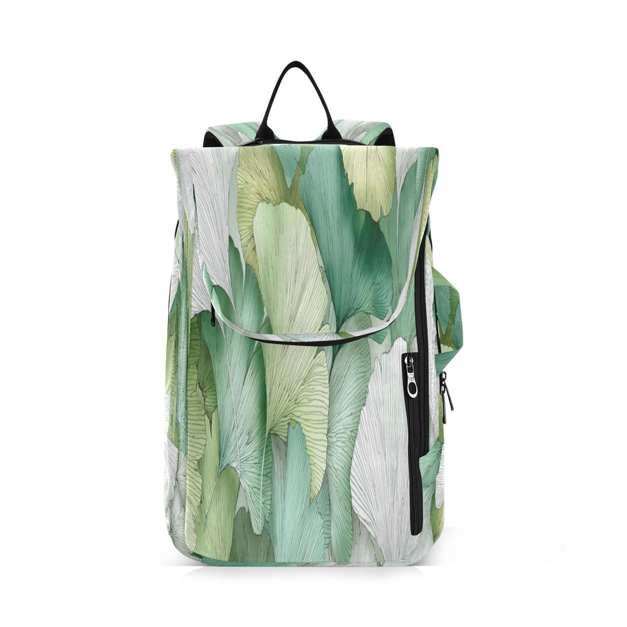 2 Racquet Holder Tennis Backpack Tennis Racket Covers Gym Bags Ginkgo Leaves