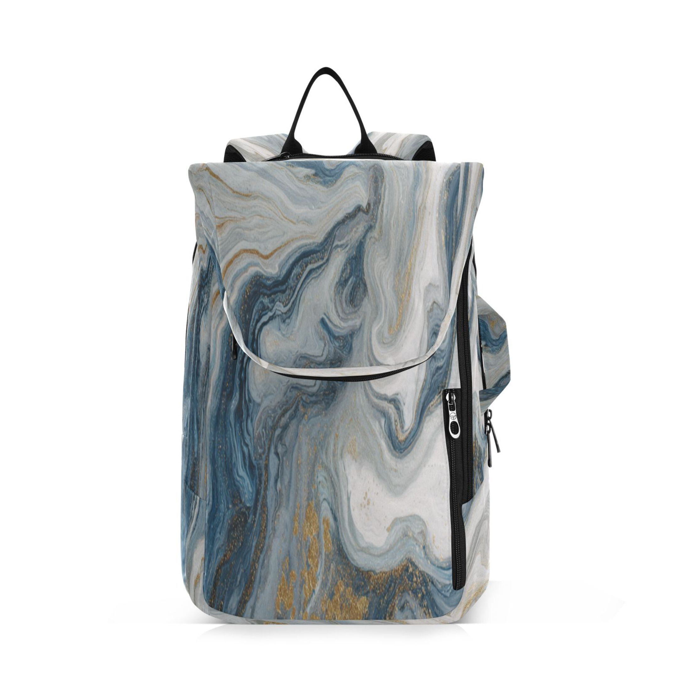 2 Racquet Holder Tennis Backpack Tennis Racket Covers Gym Bags Gray Marble