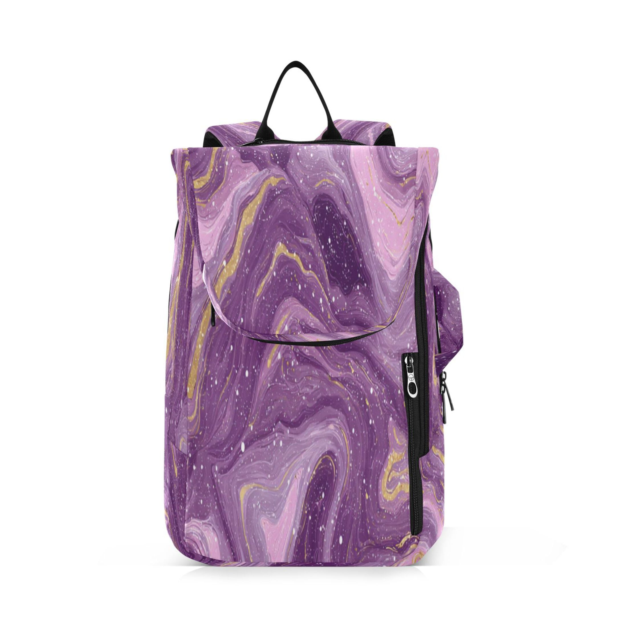 2 Racquet Holder Tennis Backpack Tennis Racket Covers Gym Bags Hints Of Pink Marble