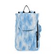 thumbnail image 1 of 2 Racquet Holder Tennis Backpack Tennis Racket Covers Gym Bags Light Blue Tie-dye Pattern, 1 of 8