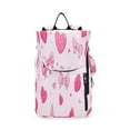 thumbnail image 1 of 2 Racquet Holder Tennis Backpack Tennis Racket Covers Gym Bags Love Bow and Strawberries, 1 of 8