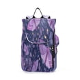 thumbnail image 1 of 2 Racquet Holder Tennis Backpack Tennis Racket Covers Gym Bags Purple Lilac Moths, 1 of 8