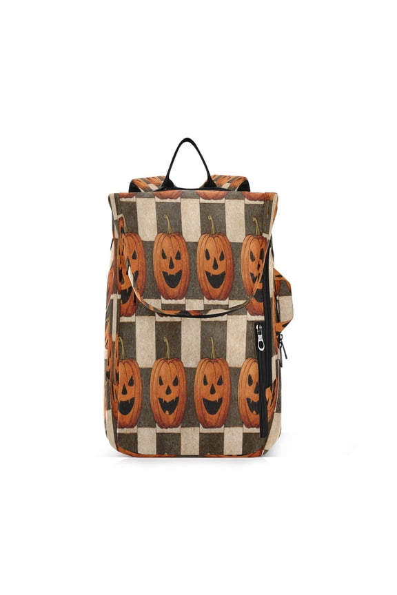 2 Racquet Holder Tennis Backpack Tennis Racket Covers Gym Bags Striped Wicked Pumpkins