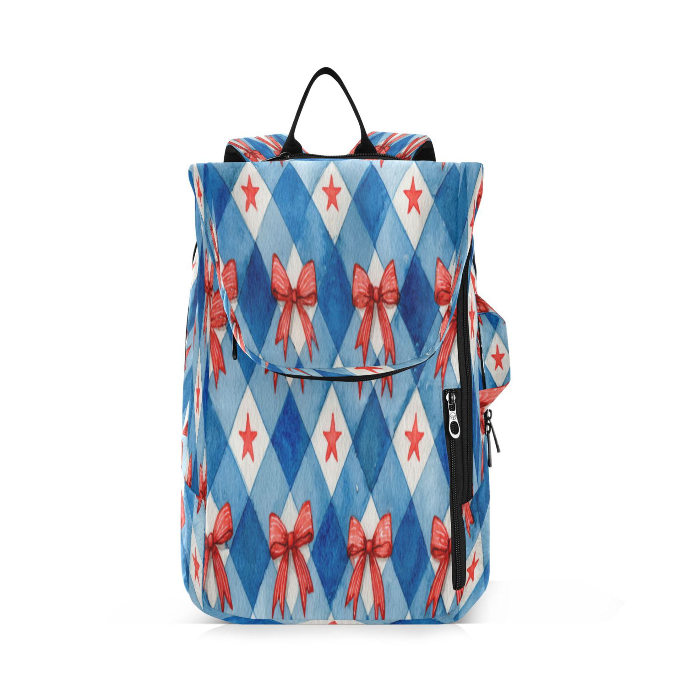 2 Racquet Holder Tennis Backpack Tennis Racket Covers Gym Bags Vibrant Red Bows Pattern