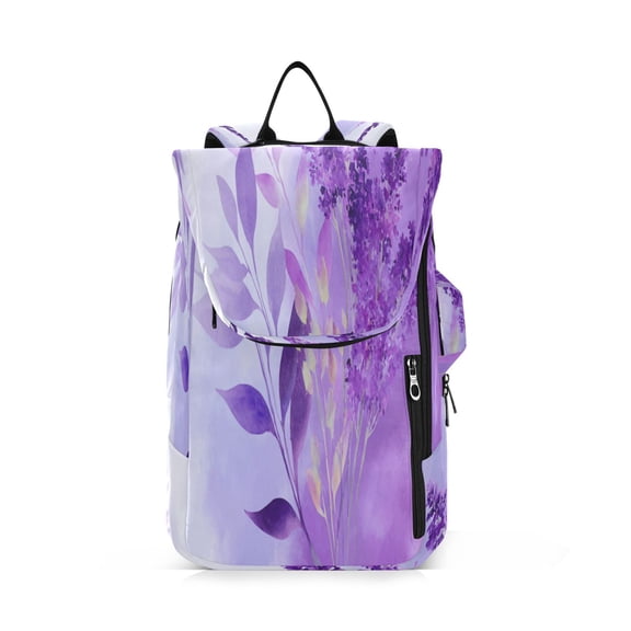 2 Racquet Holder Tennis Backpack Tennis Racket Covers Gym Bags Watercolor Lavender Clip Art