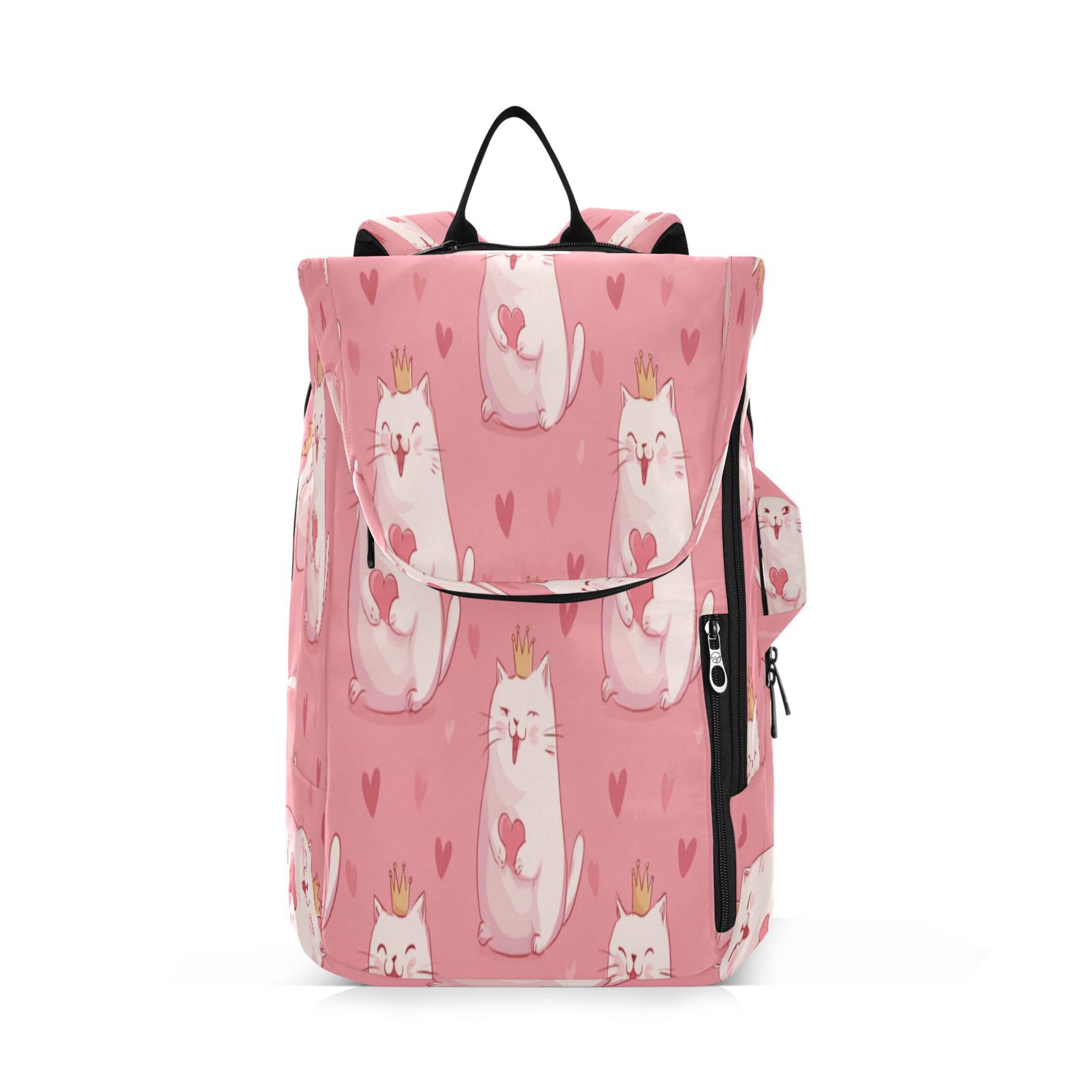2 Racquet Holder Tennis Backpack Tennis Racket Covers Gym Bags White Fat Cat