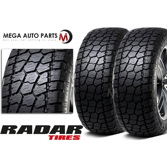 2 Radar Renegade A/T-5 255/70R16 111H All Terrain Truck SUV M+S 3PMSF Tires RZD0075 / 255/70/16 / 2557016