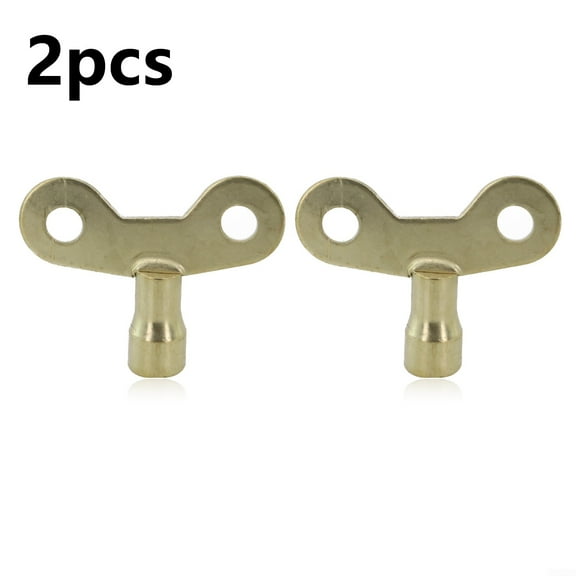 2 Radiator Plumbing Bleed Bleeding Key Keys Solid Iron For Venting Air Valve