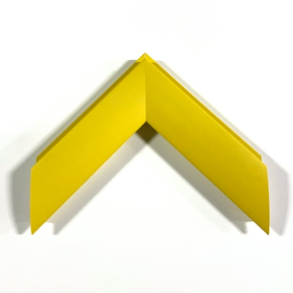 2" Readymade Wood Picture Frame (Round Yellow) (8x10, Add Acrylic & Backing)