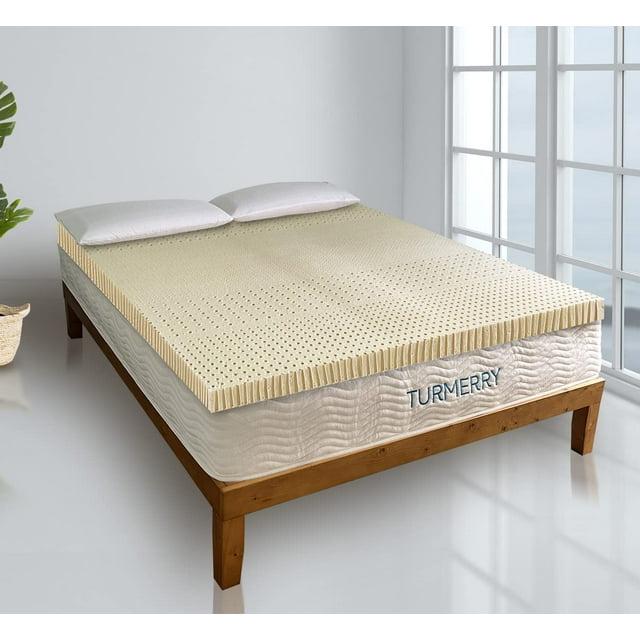 2" Real Extra Firm Green Natural Organic Latex Mattress Topper King