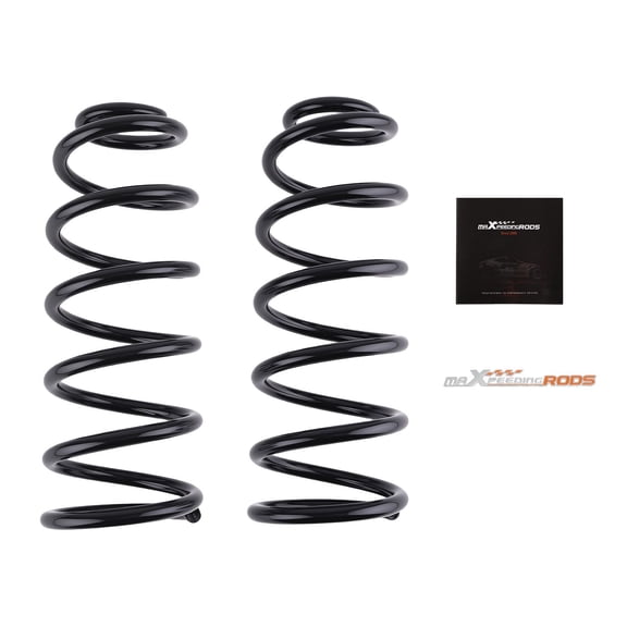 2" Rear Suspension Drop Springs for Ram 1500 Classic & Dodge Ram 1500 2009-2024 - 394mm Steel, 55CrSi Material, Powder Coated, Improves Stability - SKU: 70309967