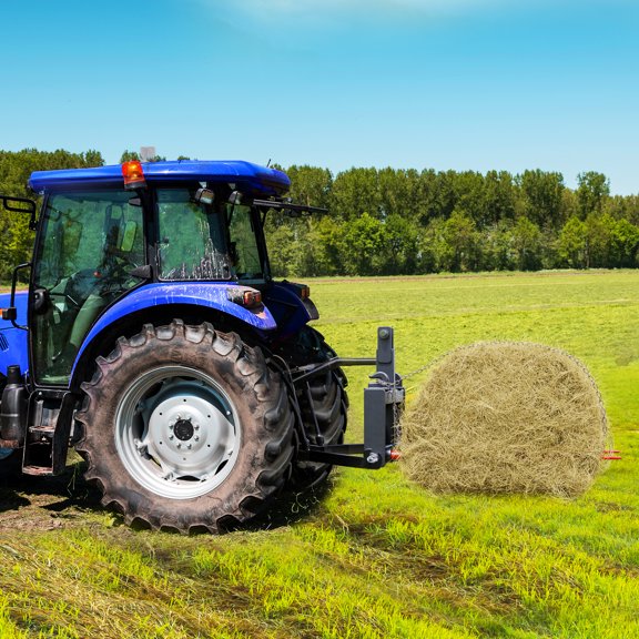 2" Receiver Hitch Drawbar W/ 2 hay spear holes for CAT 0 & 1 tractors 3000 LBS