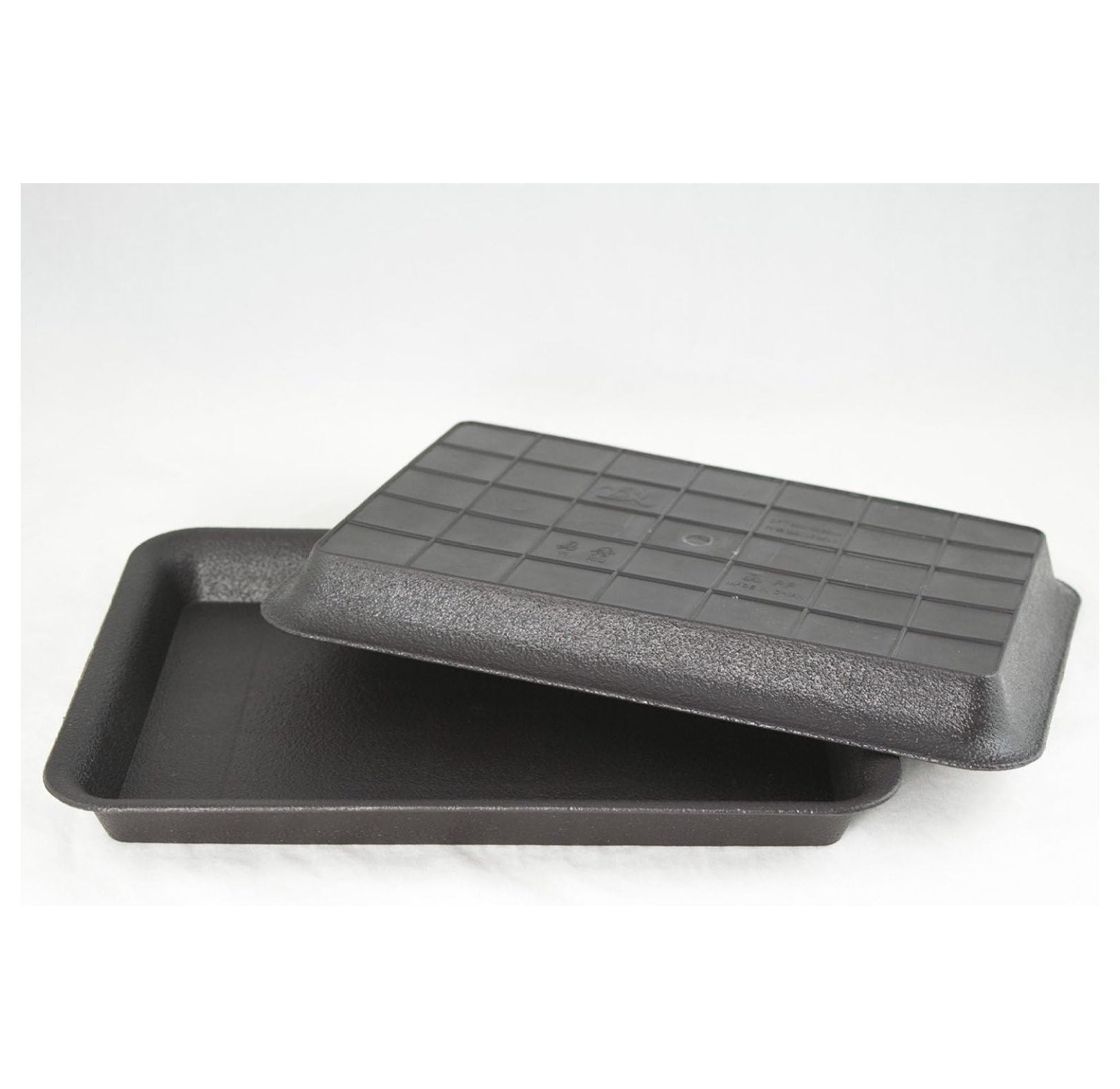2 Rectangular Dark Brown Plastic Humidity/Drip Tray for Bonsai Tree 8.5