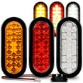 thumbnail image 2 of Oyviny 4" Round LED Reverse Lights - 2 Pack | 24 LEDs Each | IP65 Waterproof | 12V DC Trailer Backup Lights 2 of 4