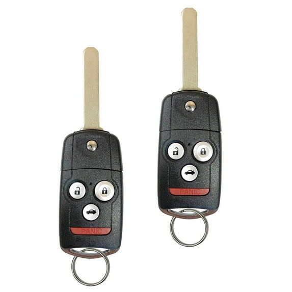 2 Remote Flip Key Fob Replacement for Acura MDX 2007 2008 2009 2010 2011 2012 2013 4B N5F0602A1A 313.8Mhz 46 CHIP