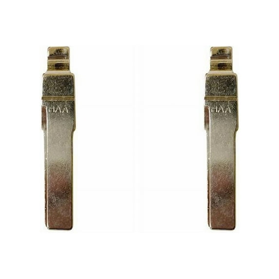 2 Remote Key Flip Uncut Fob Blade / Key Blank For VW Audi Seat Skoda Ford HU66