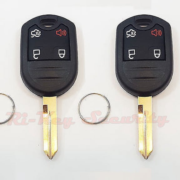 2 Replacement Cases Shells For Ford Remote Key Keyless Entry Alarm Key 4 Buttons