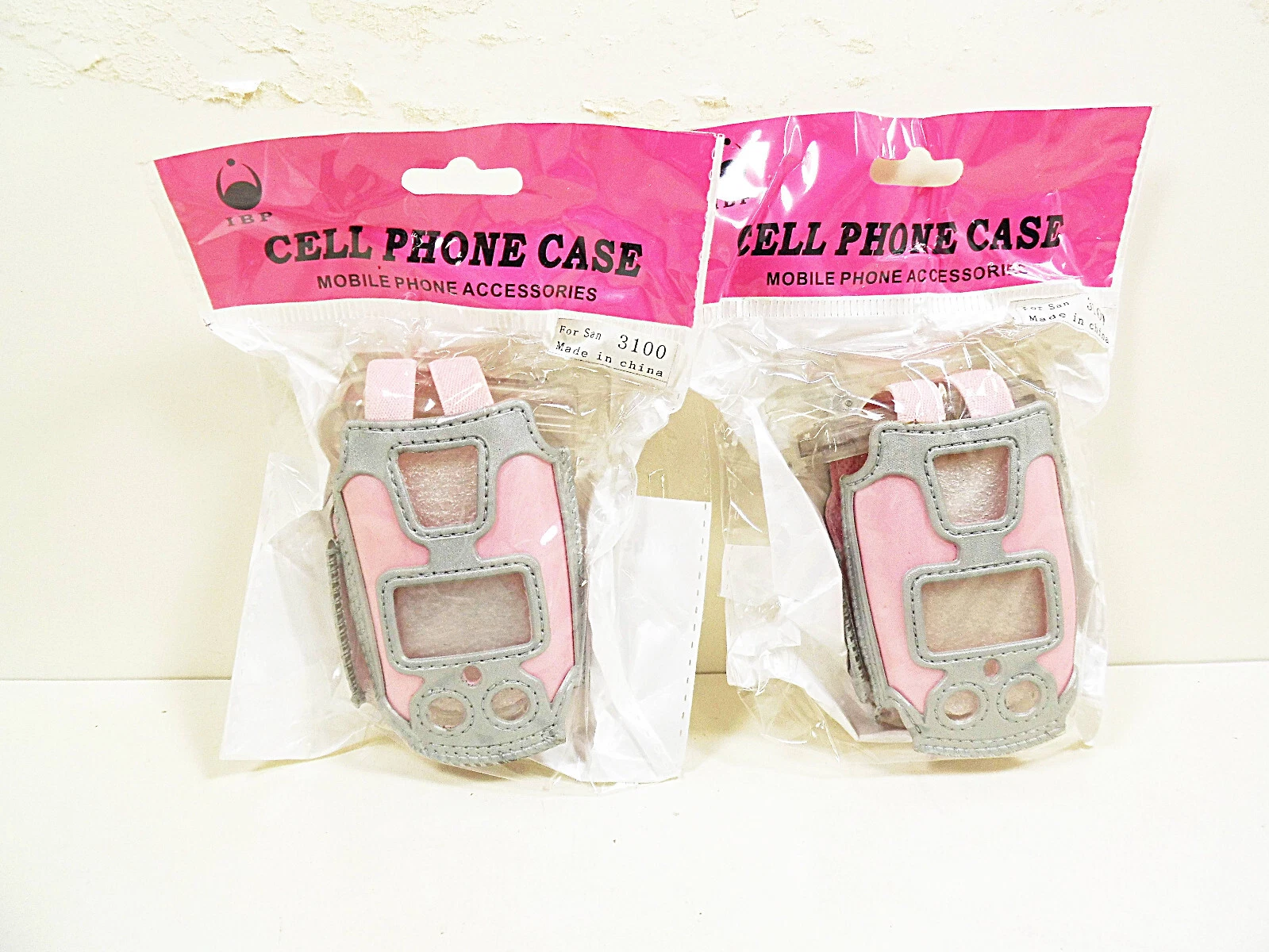 2 Replacement Cell Phone Cases Sanyo 3100 Cellular Flip Phones Case Belt Clip