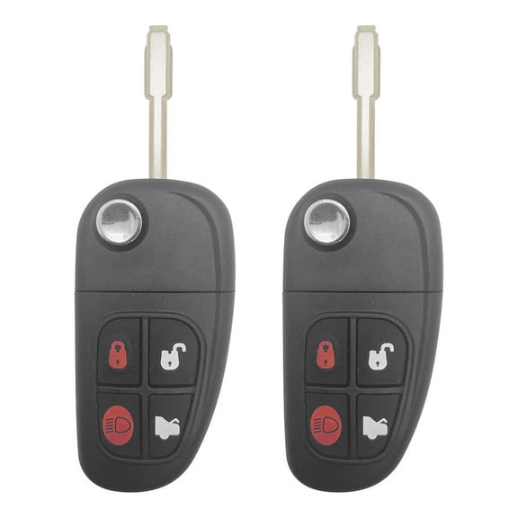 2 Replacement For 2002 2003 2004 2005 2006 2007 2008 Jaguar X-Type XTYPE Key Fob