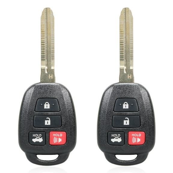 2 Replacement Key for 2014-2016 Toyota Camry Corolla Keyless Entry Remote Fob H
