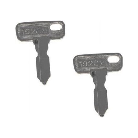 2 Replacement Keys for Club Car Golf Carts 1984 & up