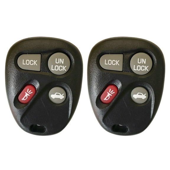 2 Replacement Remote Key Fob 4b Rear for 1996 1997 1998 1999 2000 Chevy Camaro