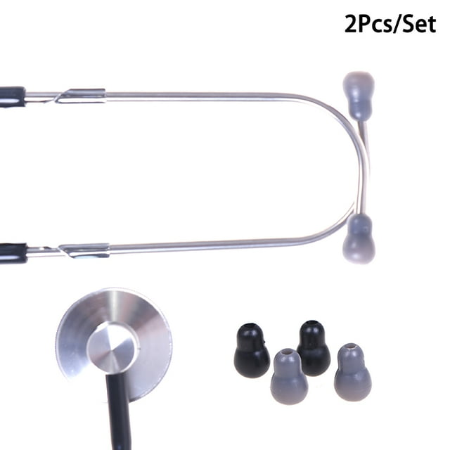 2×Replacement Soft Silicone Earplug Ear Tips Earpieces For Littmann