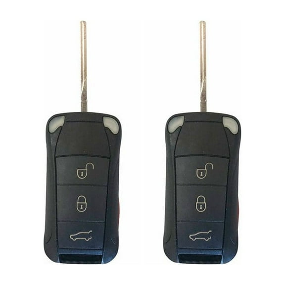 2 Replacement for 2006-2011 Porsche Cayenne Car Flip Key Fob Remote KR55WK45032