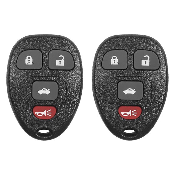 2 Replacement for 2007-2008 SATURN AURA Buick Allure Lacrosse Chevy Cobalt Malibu Remote Key Fob 4 Button KOBGT04A 15252034 Pair