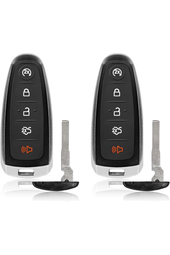 2 Replacement for 2017 2018 2019 2020 Ford Escape Titanium Focus C-max Maverick Key Fob Remote Control M3N5WY8609 5 Buttons 315MHz