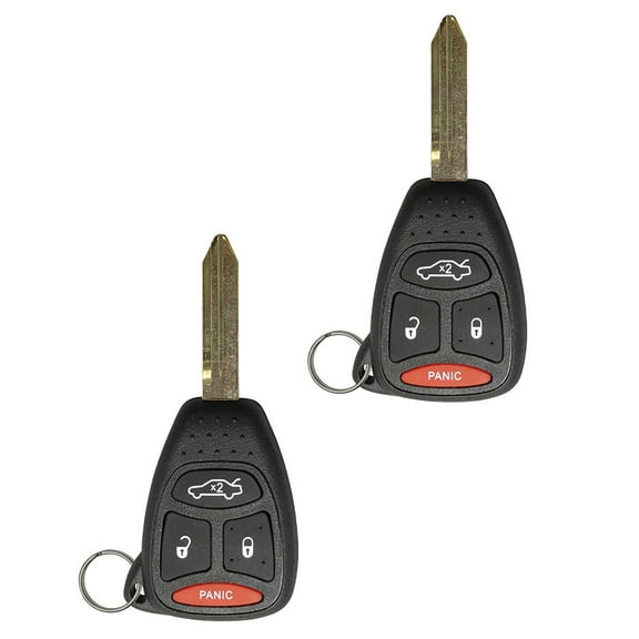 2 Replacement for Chrysler 2005-07 300 2007-09 Aspen Remote Car Key Fob KOBDT04A 315MHZ 46chip