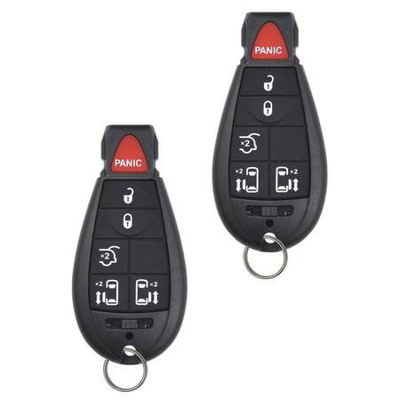 2 Replacement for Chrysler Fobik Keyless Remote Key 6B FCC# IYZ-C01C 433MHZ
