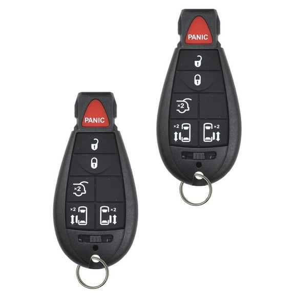 2 Replacement for Chrysler Fobik Keyless Remote Key 6B FCC# IYZ-C01C 433MHZ