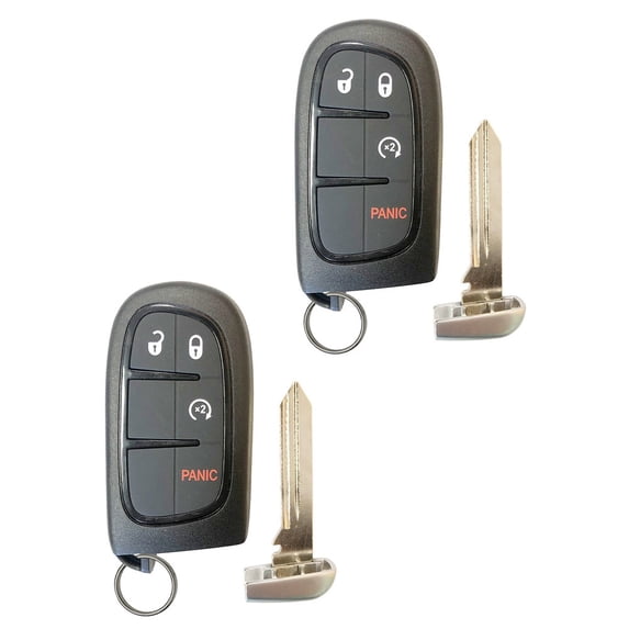 2 Replacement for Dodge RAM 2013 - 2018 Smart Key 4B W/ Starter GQ4-54T 46