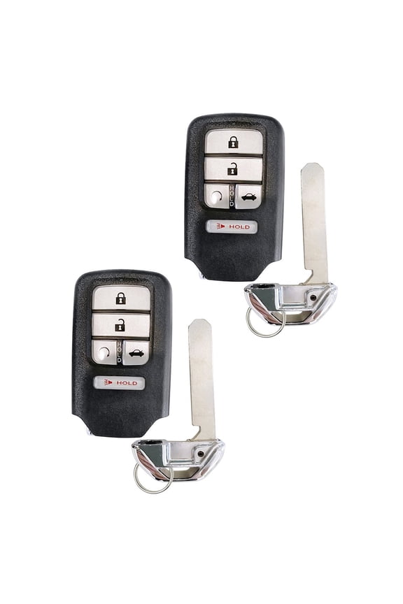 2 Replacement for Honda 2016 - 2019 Smart Prox Key Fob 5B KR5V2X V44 433MHZ