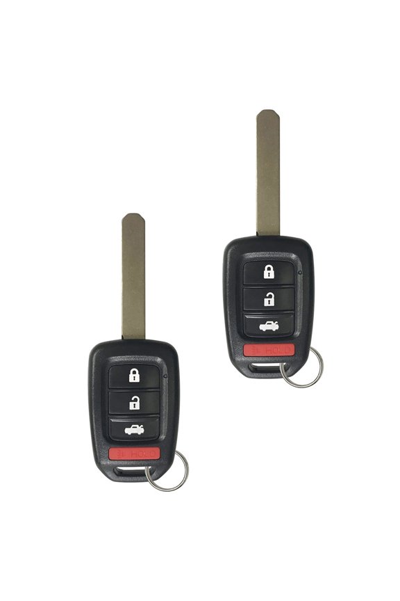 2 Replacement for Honda Keyless Remote Head Key Fob 4B FCC# MLBHLIK6-1TA 313.8MHZ 46