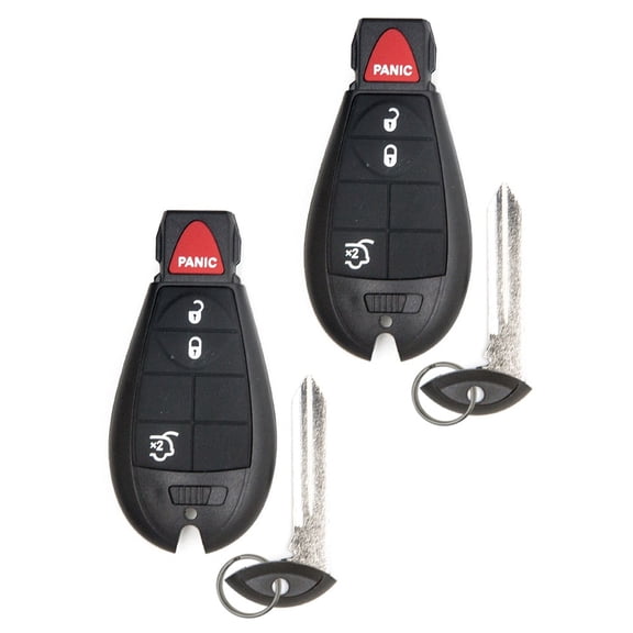 2 Replacement for Jeep Fobik Keyless Key 4B IYZ-C01C / M3N5WY783X 433MHZ 46 (2 Pack)