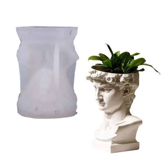 2. Reusable Statue Silicone Mold For Artistic, Cups & Decorative Resin With Detailed Texture