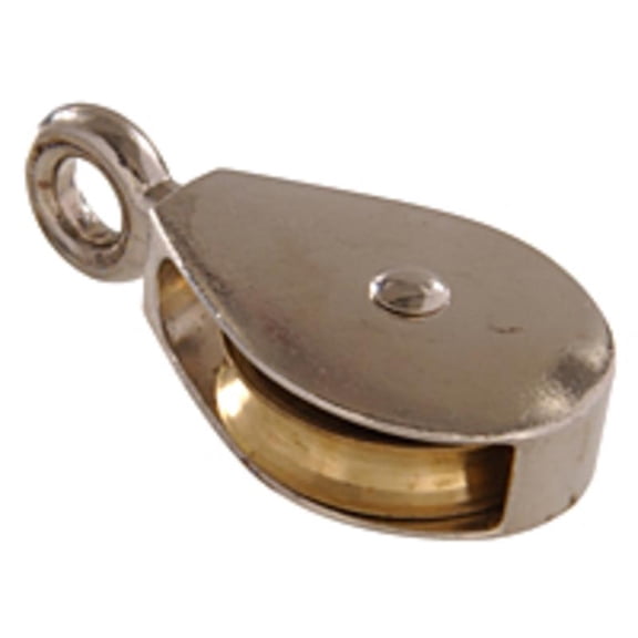 2" Rigid Single Wheel Pulley Hillman Rope Pulleys 321588 Zinc Plated