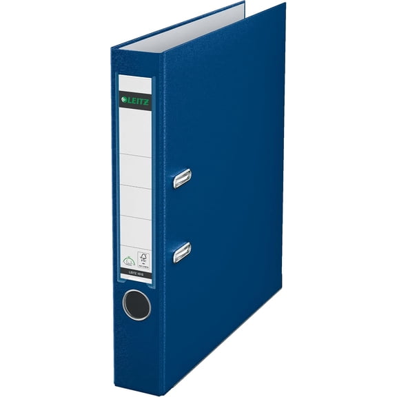 2-Ring 2-Inch Premium Linen Textured A4 Sized European Binder, Blue (1015-BL)