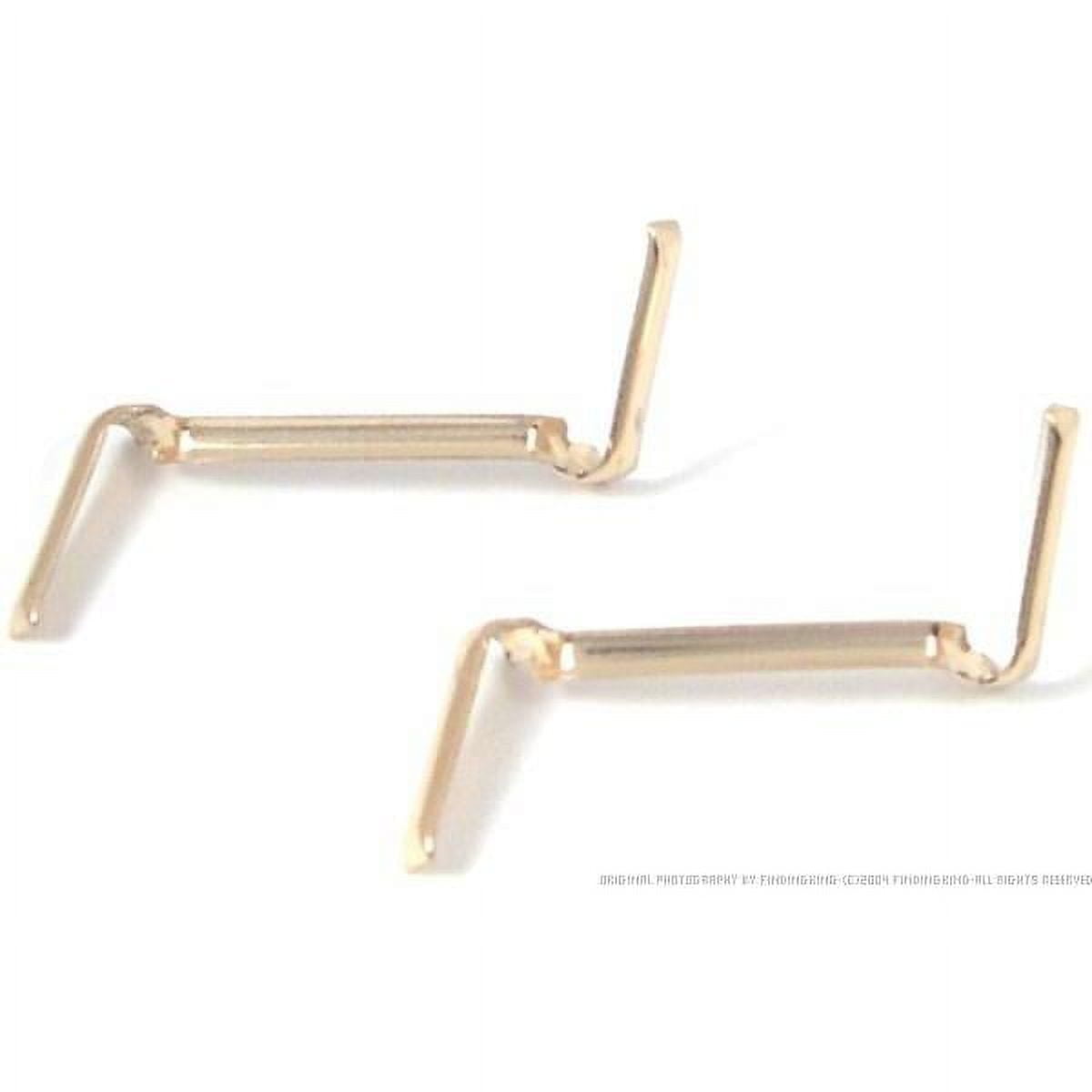 FINDINGKING 2 Ring Guards Medium Yellow Sizer Adjust Jewelry Parts