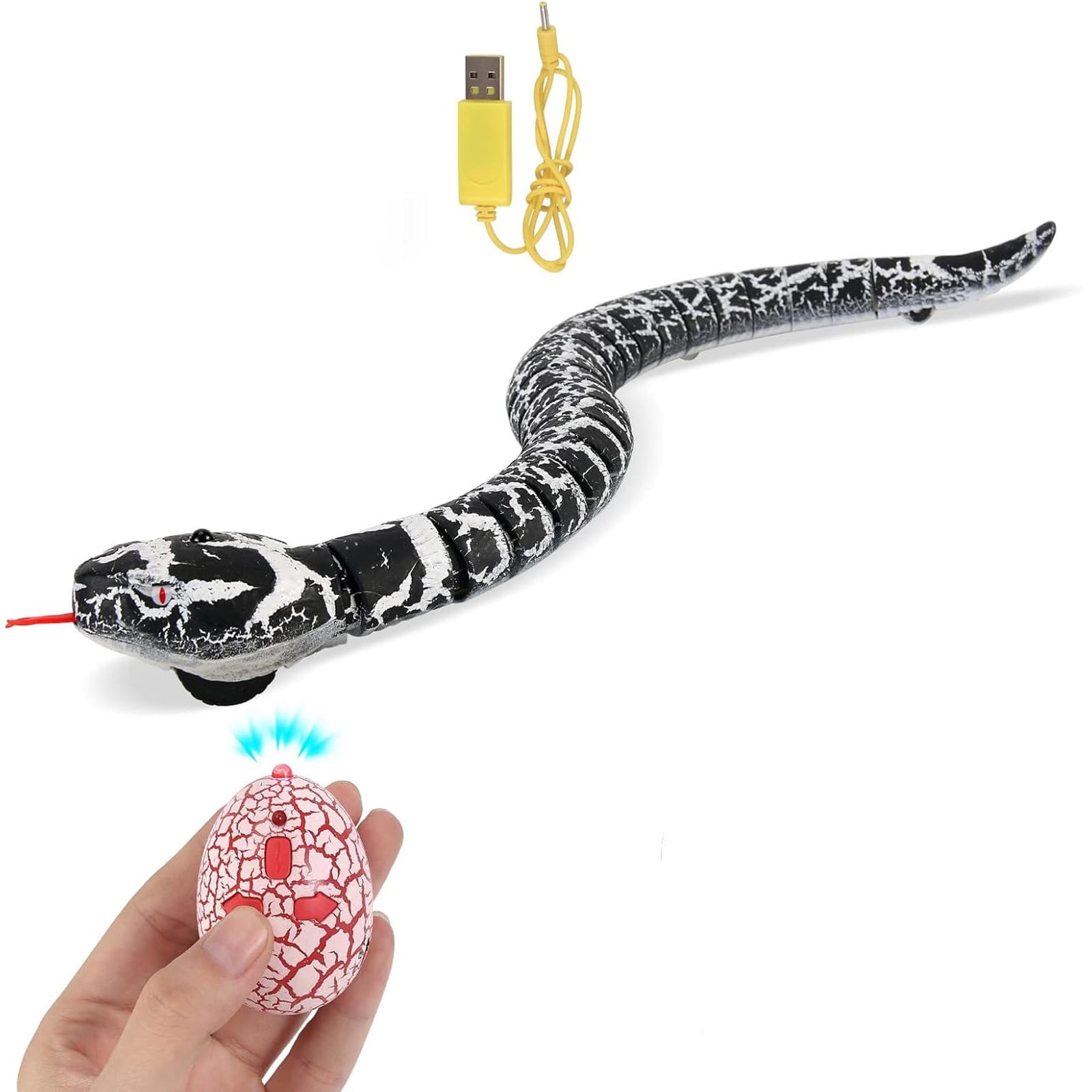 2. Robotic Rattlesnake Toy Featuring Multi-Terrain Mobility & ABS For Family Fun