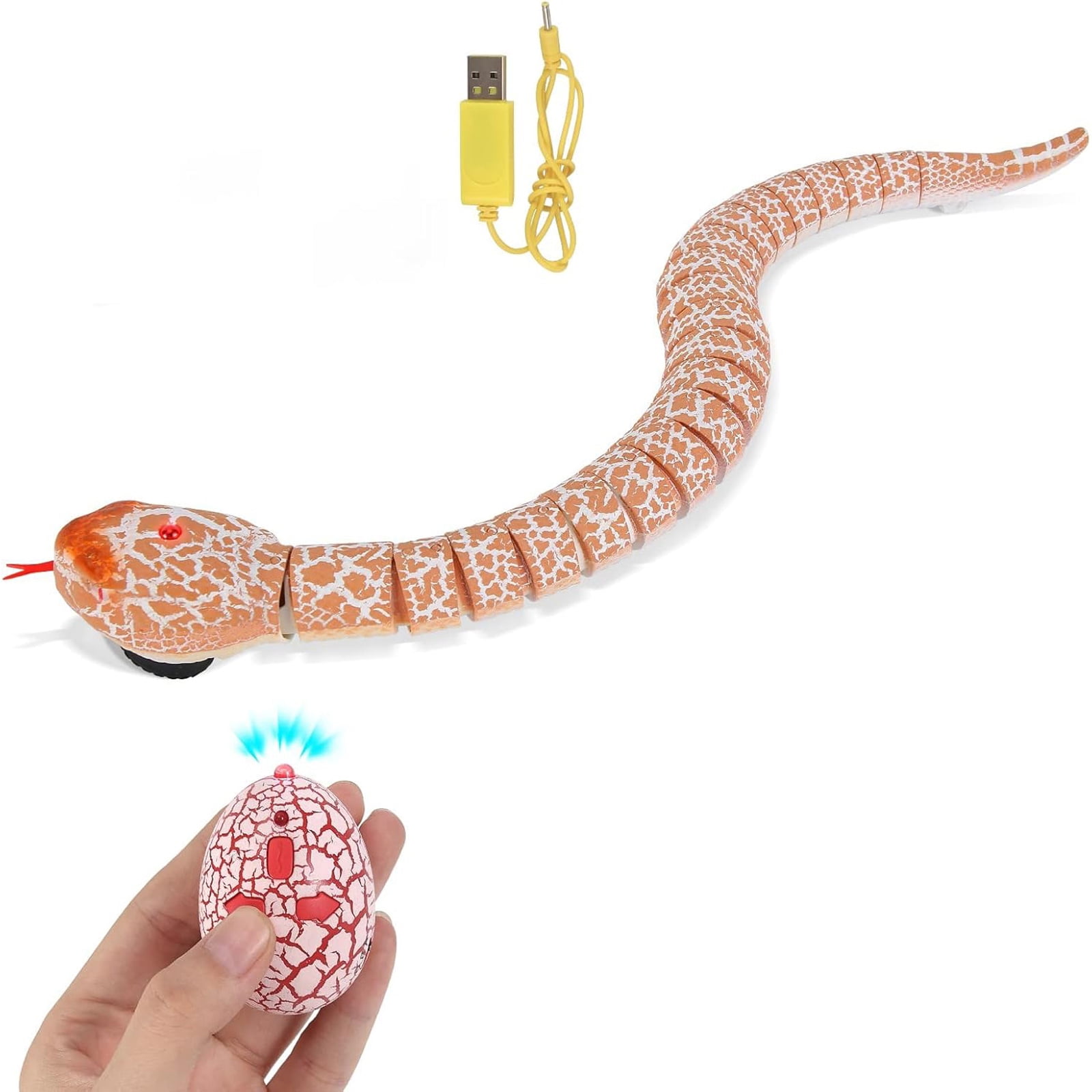 2. Robotic Rattlesnake Toy Featuring Multi-Terrain Mobility & ABS For Family Fun