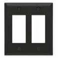 thumbnail image 1 of 2 Rocker Wall Plate, Matte Black, 1 of 1